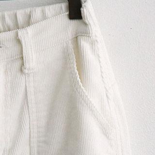 Brushed-fleece Lined Corduroy Chino Pants