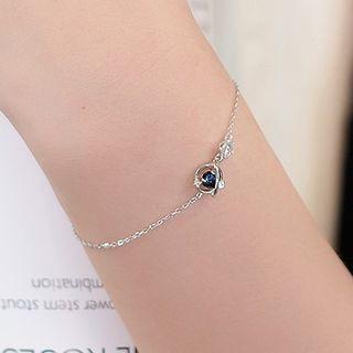 Sterling Silver Planet Bracelet 1 Pc - Silver - One Size