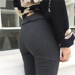 Plain Frilled Leggings