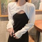 Plain Shrug Black & White - One Size