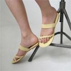 Toe-loop Colored Slide Sandals