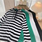 Long-sleeve Hooded Light Sweatshirt