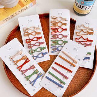 Set: Alloy Hair Clip (various Designs)