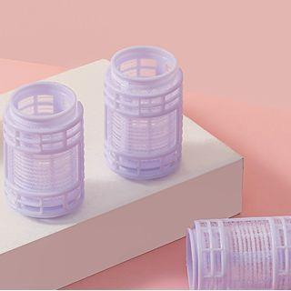Set Of 3: Hair Roller Set Of 3 Pcs - Purple - L