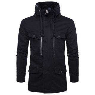 Turtleneck Zip-up Jacket