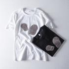 Cap Patch Short-sleeve Top