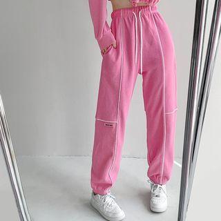 Waffle Loose Jogger Pants