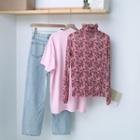 Printed Long-sleeve Top / Short-sleeve T-shirt / Straight-cut Jeans