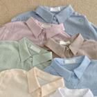 Colored Pocket-front Stripe Shirt