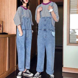 Couple Matching Straight Fit Jumper Jeans