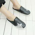 Glittered Star Accent Flat Mules