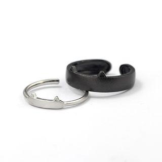 Couple Matching Cat Ear Open Ring