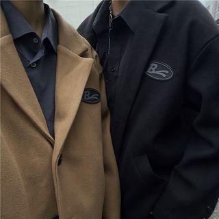 Couple Matching Single-breasted Knit Blazer
