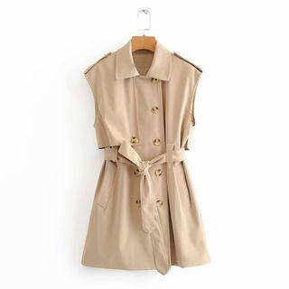 Double-breasted Trench Vest
