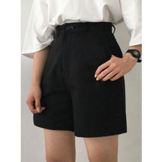 High-rise Wide-leg Shorts