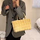 Fluffy Woven Tote Bag