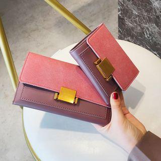 Faux Leather Long Wallet / Faux Leather Wallet
