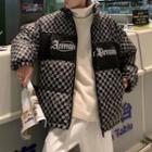 Checkerboard Down Jacket