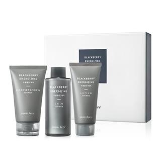 Innisfree - Blackberry Energizing Skin Care Set: Skin 150ml + Lotion 100ml + Cleanser 100ml