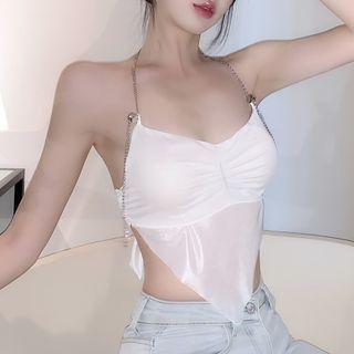 Halter Metal-strap Tank Top