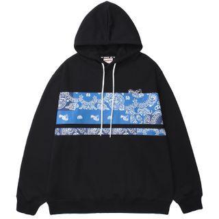 Paisley Panel Hoodie