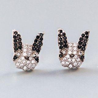 Rhinestone Animal Stud Earring