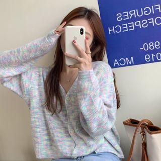 Rainbow V-neck Sweater