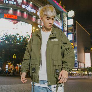 Buckled-accent Oversize Jacket