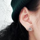 Button Style Earring
