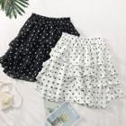 Layered Chiffon Mini Skirt