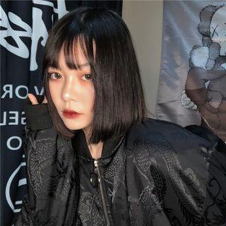 Padded Bomber Jacket Black - One Size