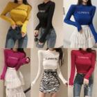 Embroidered Crop T-shirt