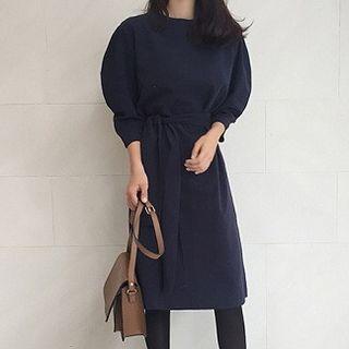Plaid Collared Long Coat