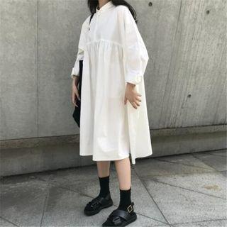 Empire Shirtdress White - One Size