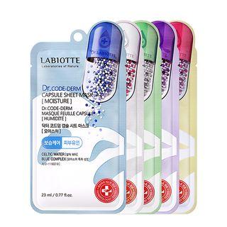 Labiotte - Dr. Code-derm Capsule Sheet Mask Set 10pcs (5 Types) Anti-trouble