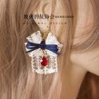 Bow-accent Lace Earrings