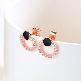 Rhinestone Stud Earring No. 738 - One Size