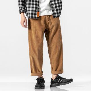 Straight-fit Corduroy Pants