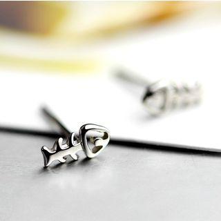 Fish Bone Stud Earring