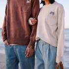 Couple Matching Cat Embroidery Sweater