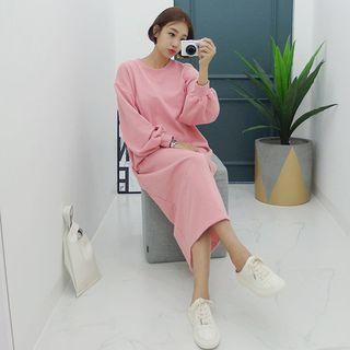 Plus Size Long Pullover Dress