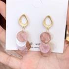 Disc Fringed Earring 1 Pair - As Shown In Figure - One Size