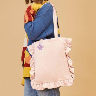 Ruffled Shopper Bag