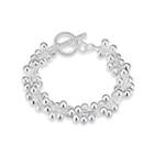 Pop Sphere Grape Bracelet Silver - One Size