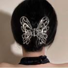 Butterfly Alloy Hair Clamp Hair Clamp - Butterfly - Silver - One Size
