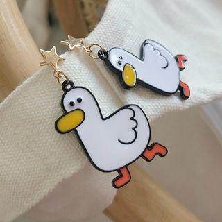 Cartoon Duck Dangle Earring 1 Pair - Duck - One Size