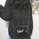 Patent Chained Crossbody Bag