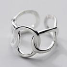 Sterling Silver Open Ring Silver - One Size