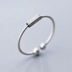 925 Sterling Silver Open Ring S925 Silver - Ring - Silver - One Size