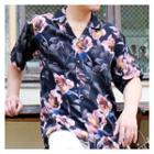 Floral-patterned Short-sleeve Shirt